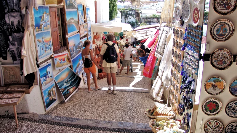 Zentrum von Lindos