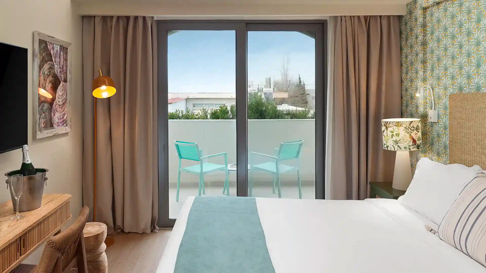 Deluxe-Familienzimmer mit Gartenblick