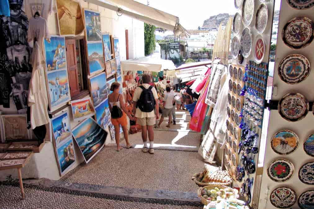 Zentrum von Lindos