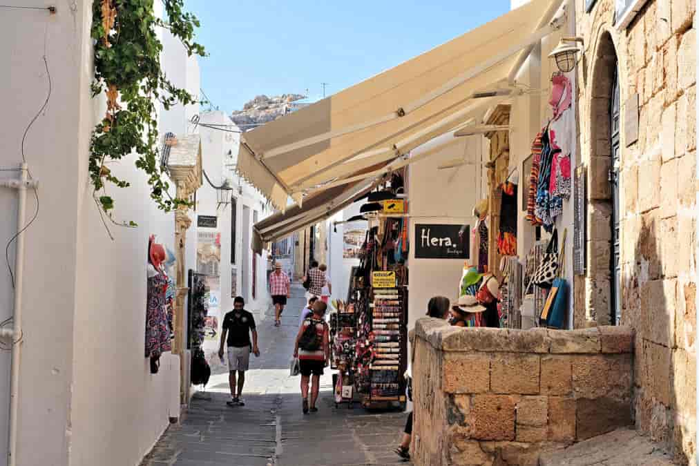 Zentrum von Lindos